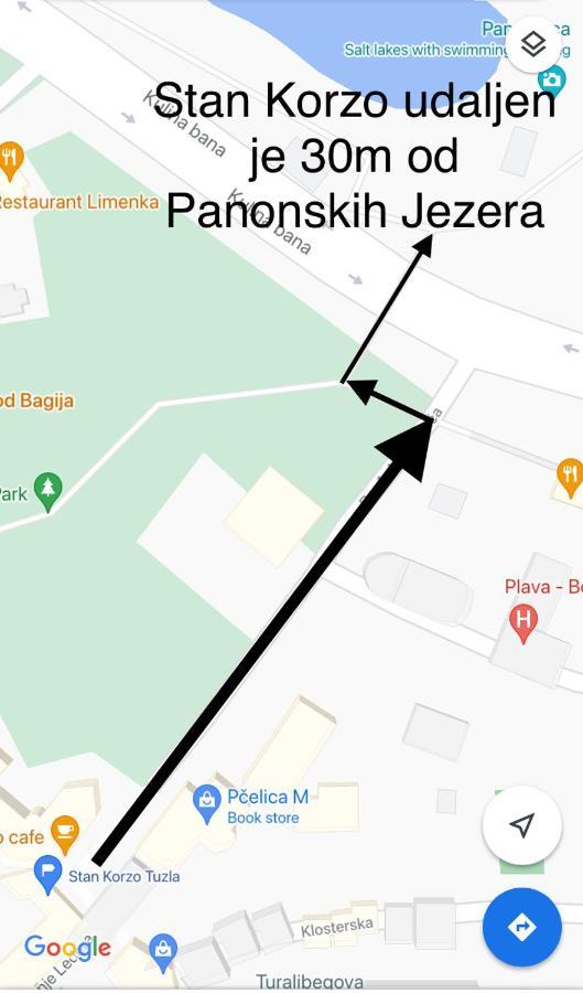 Korzo Tuzla Daire Dış mekan fotoğraf